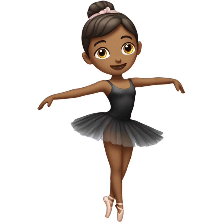 Ballerina with bow emoji