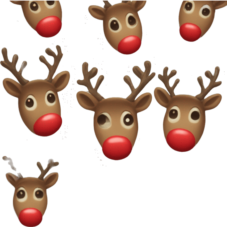 Red Nosed Reindeer emoji