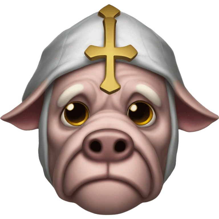 Bishop skullmaster pig emoji