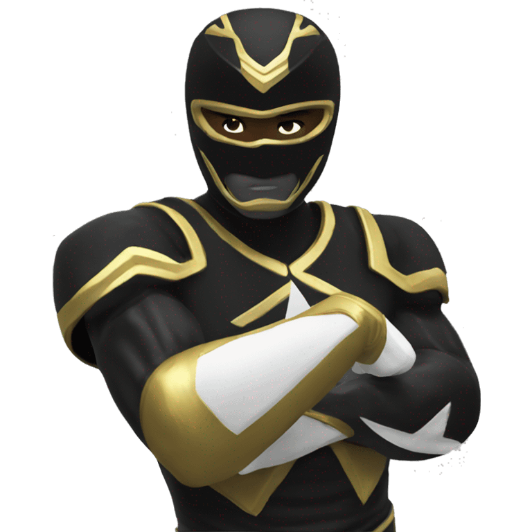 Black ranger punch emoji