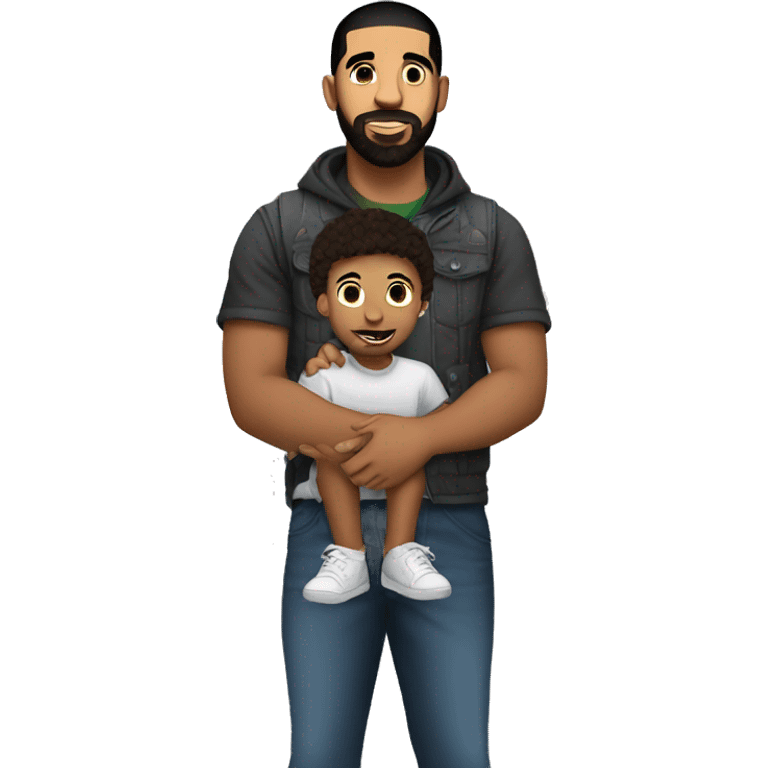 drake with kid emoji