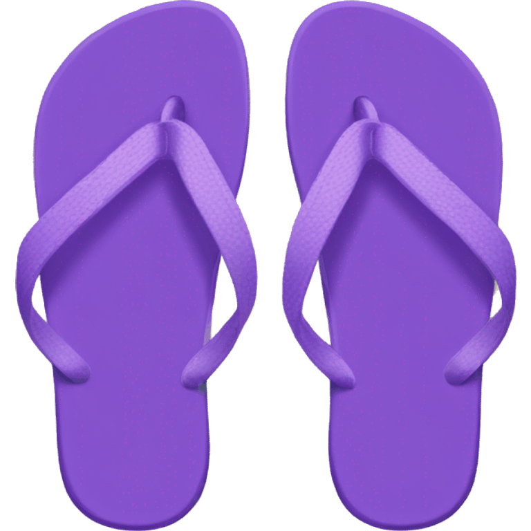 Violet flip flops emoji