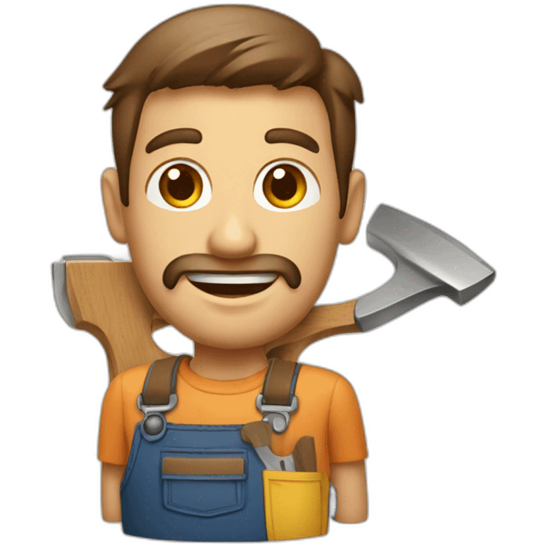 handyman woodworking emoji