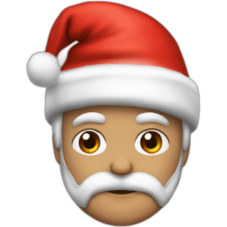 Batman in Christmas hat emoji