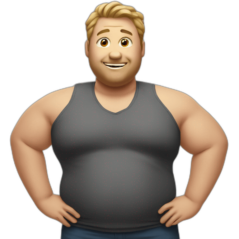 Fattest guy alive emoji