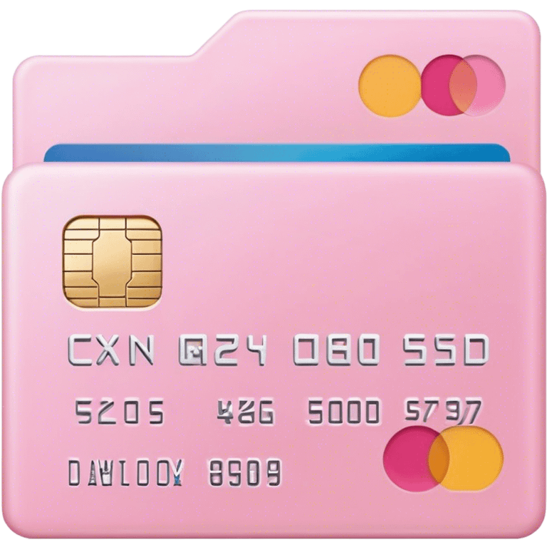 credit card pink pastel emoji