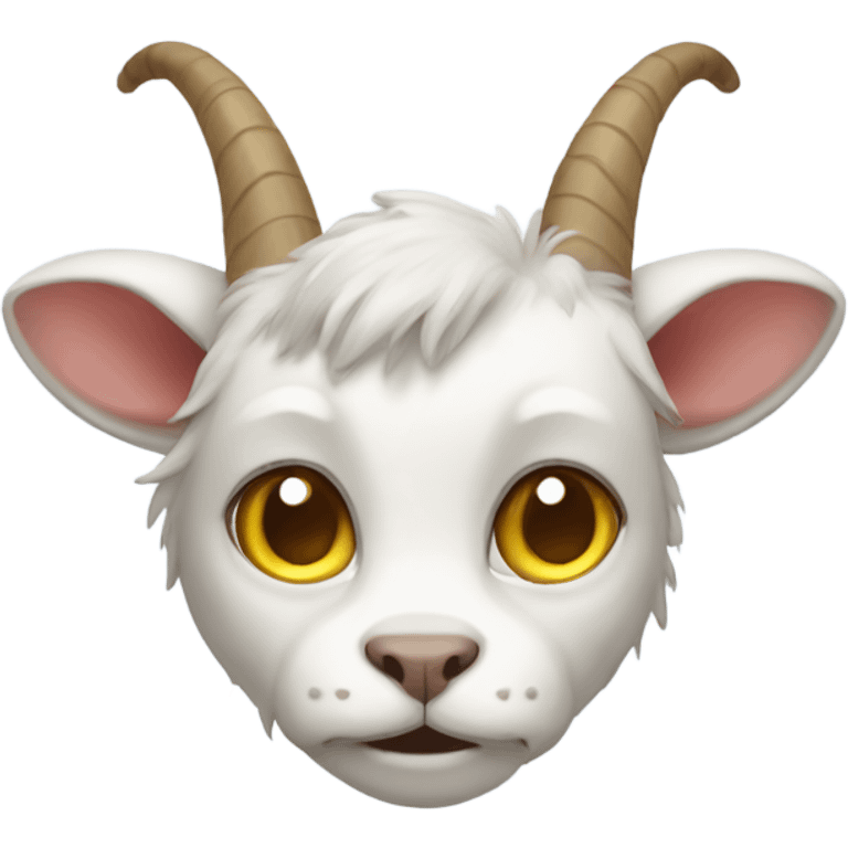 Goat cat emoji