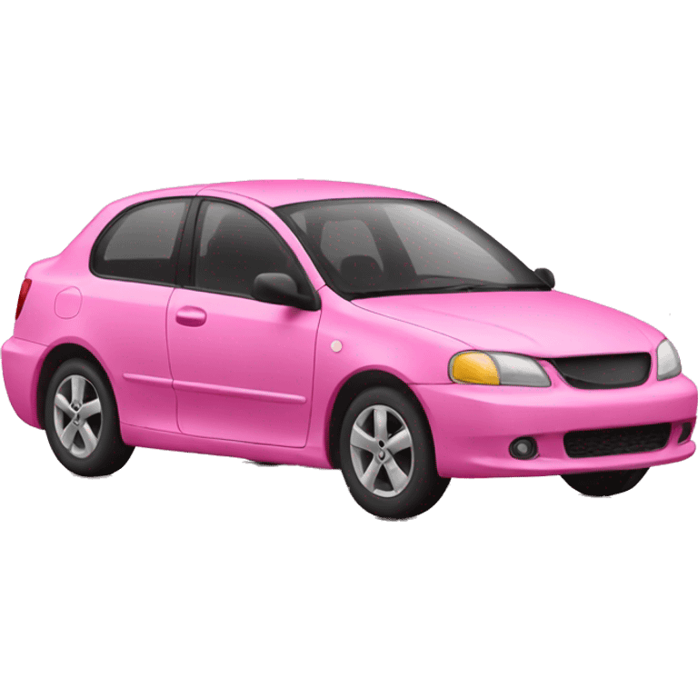 pink car emoji