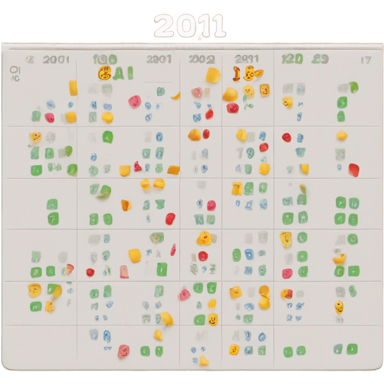 one year ago calendar emoji