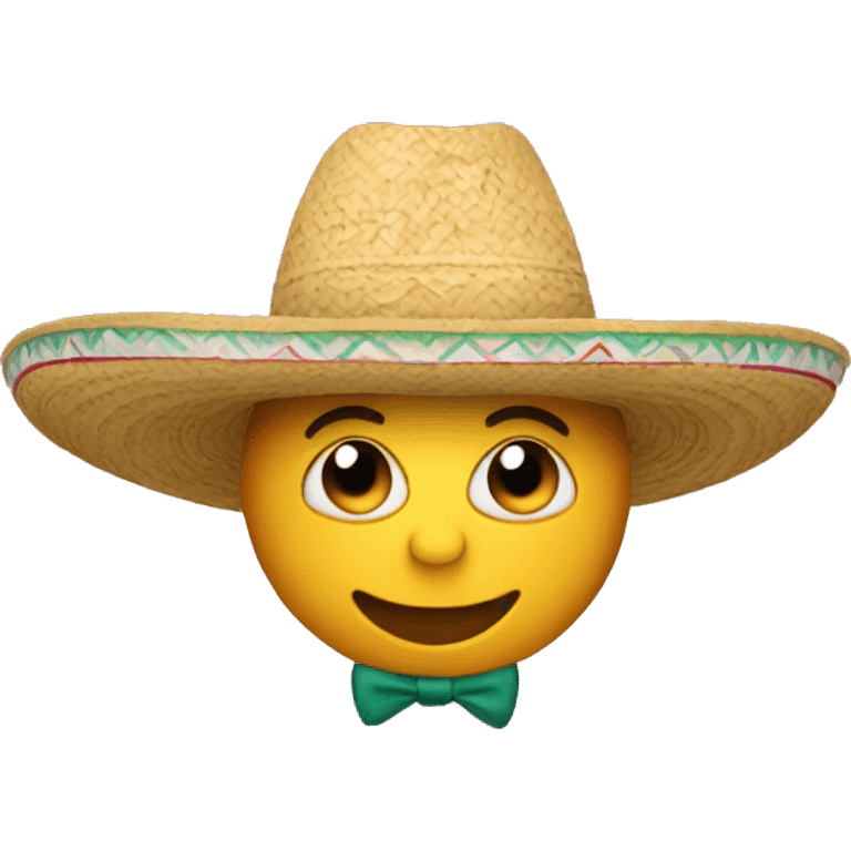 Emoji with sombrero emoji