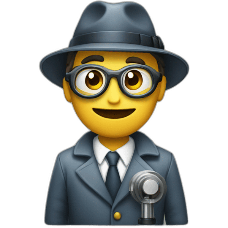 detective with a microscope emoji