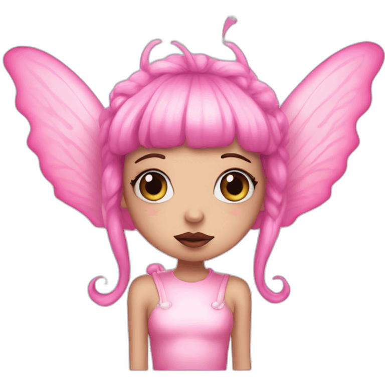 Melanie Martinez pink alien fairy emoji