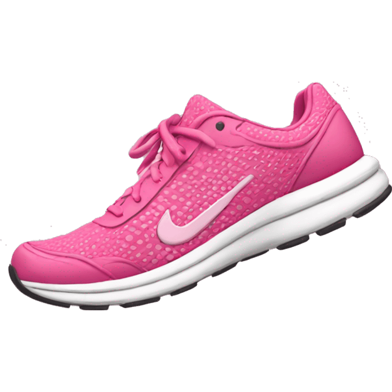 pink running shoe emoji