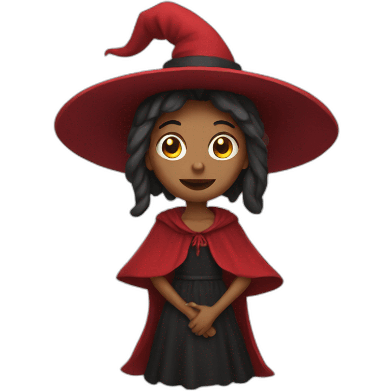 red witch emoji