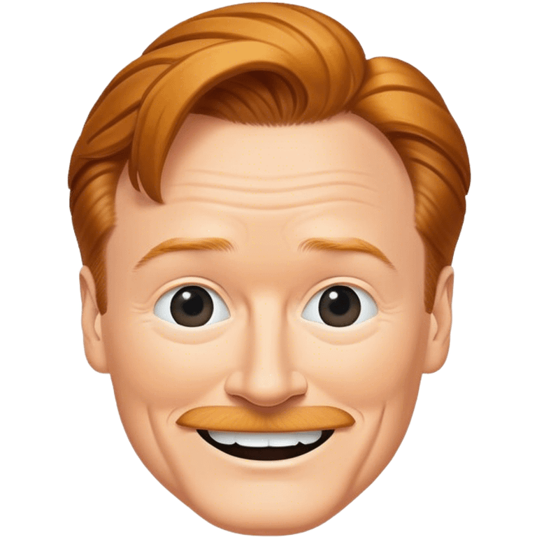 conan o'brien classic round smiley emoji emoji