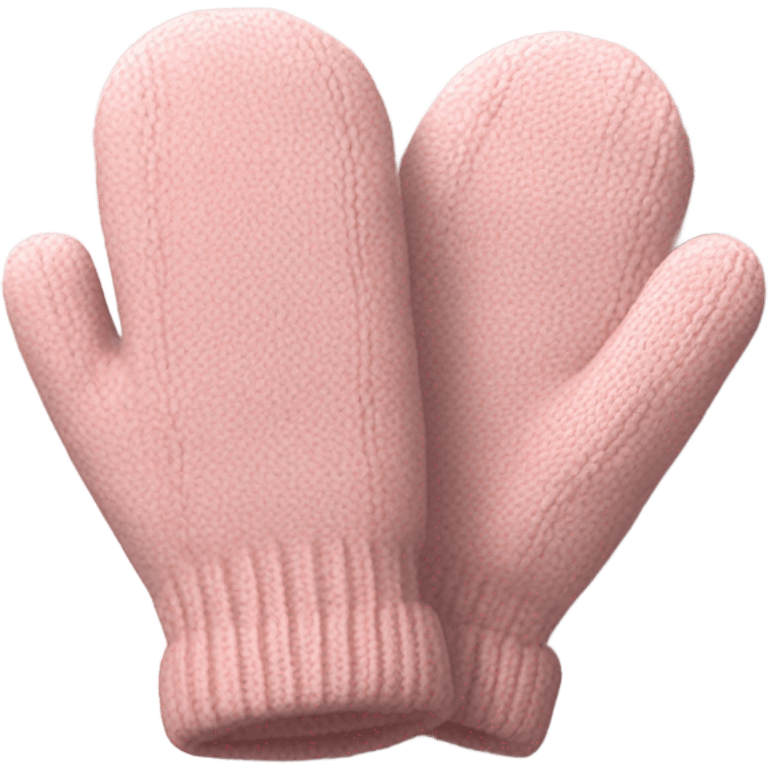 soft pink mittens emoji