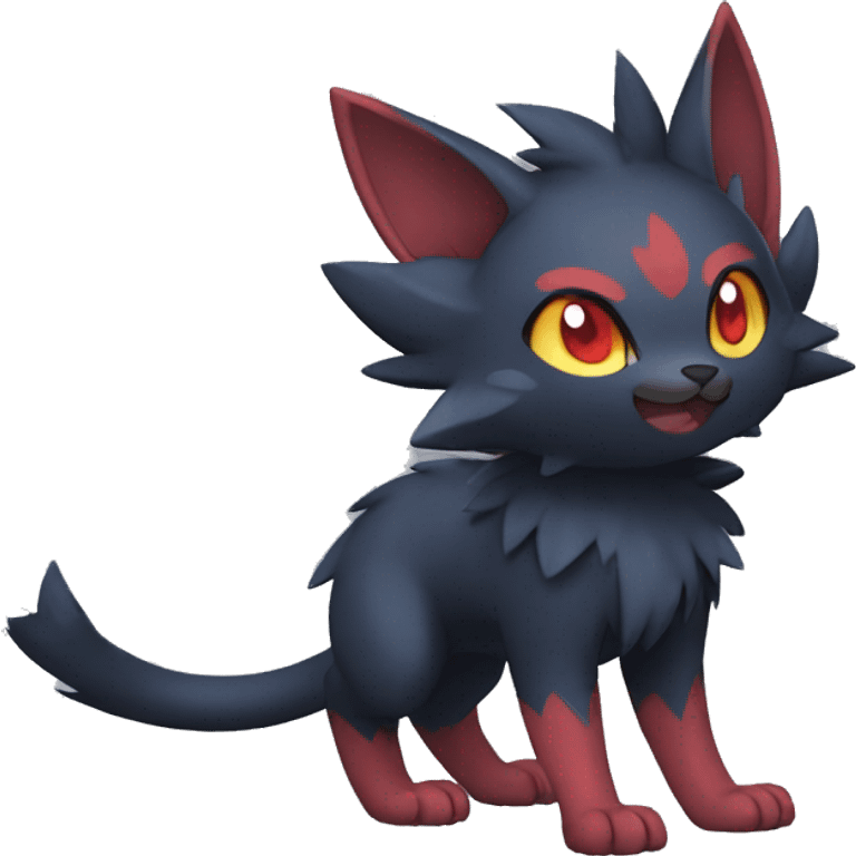 Litten-Zorua-Nargacuga-Fakemon-hybrid full body emoji