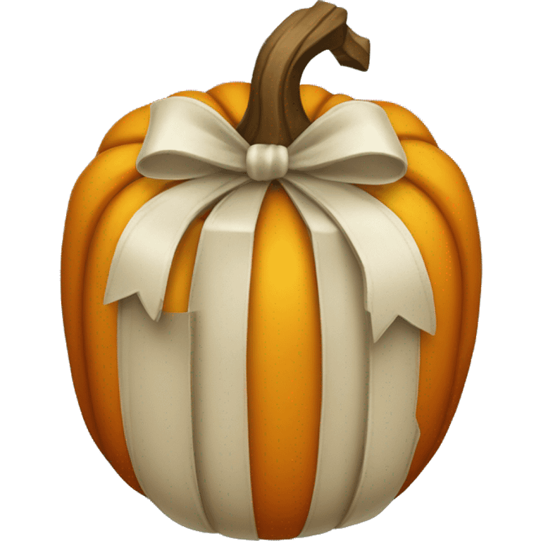 pumpkin gift box emoji