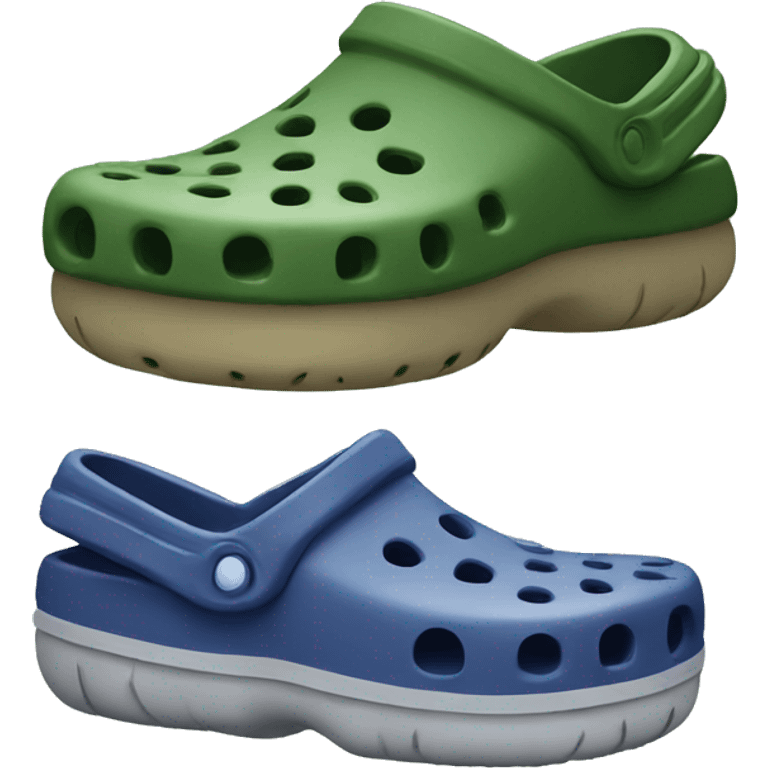 crocs with jibbitz  emoji