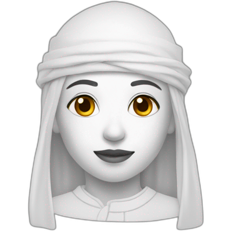 Moroccan-white emoji