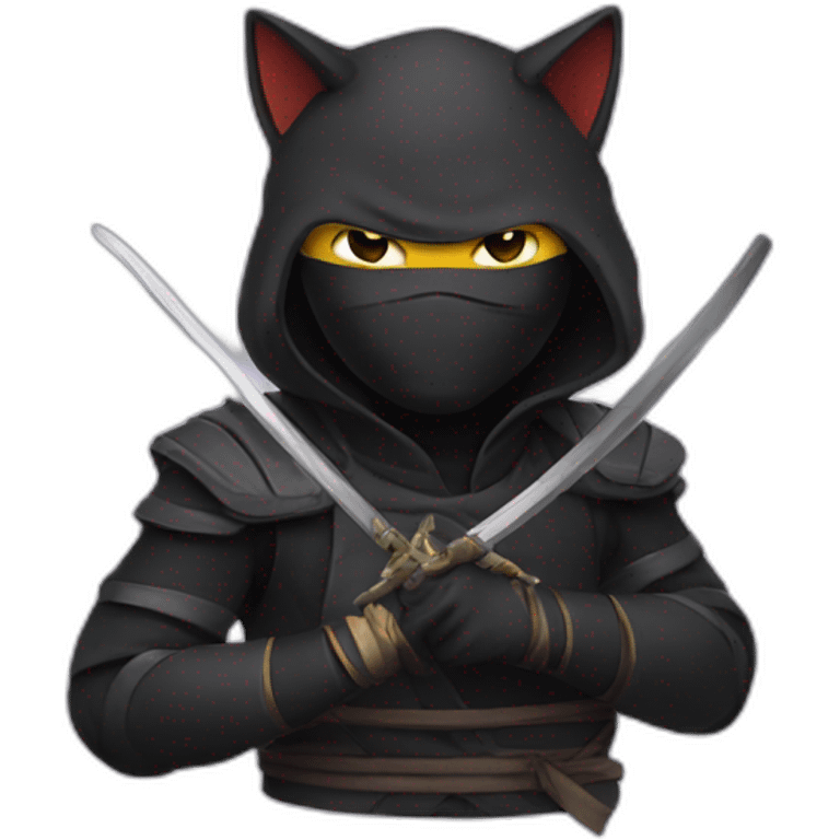 Cat ninja emoji