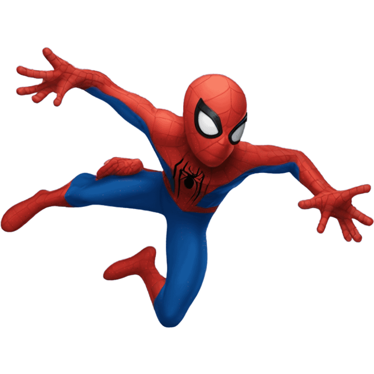 Spider-Man flying emoji