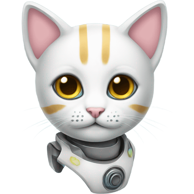 Robot kitten emoji