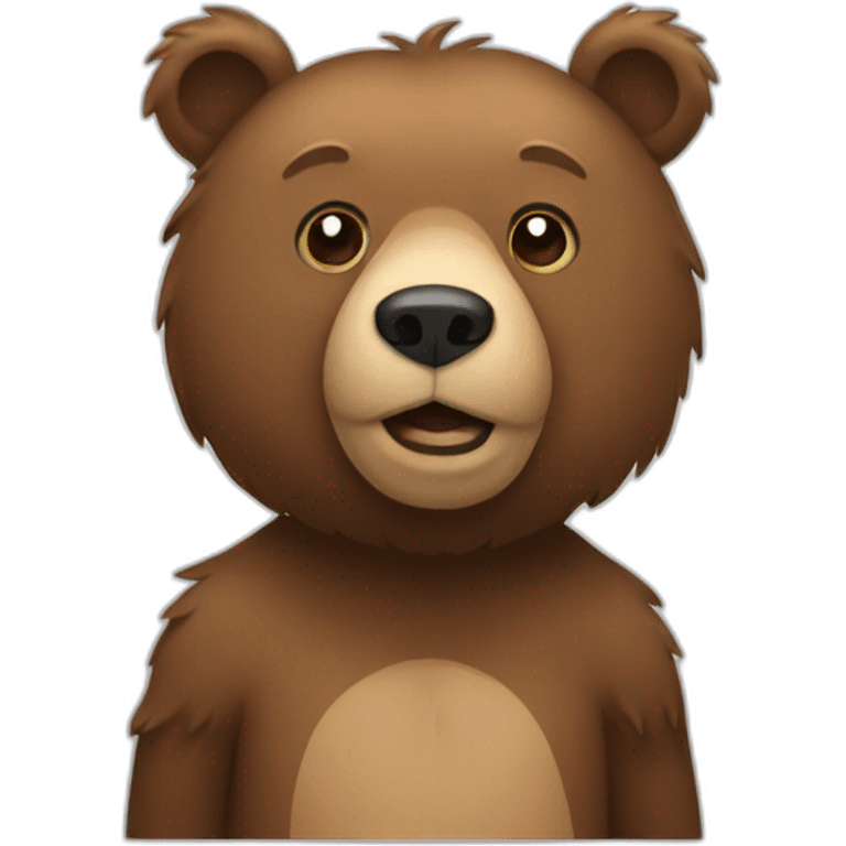 a bear emoji