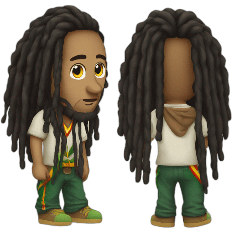 Rastafarian with dreadlocks emoji