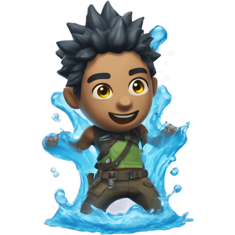 Fortnite Water Sprite squishie emoji