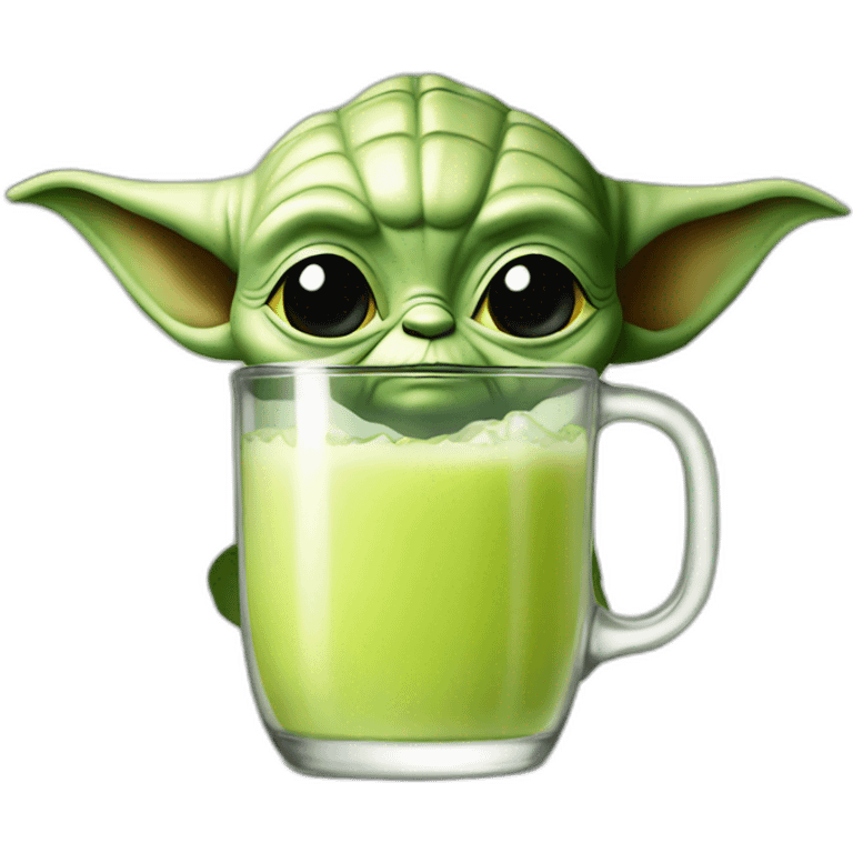 Yoda drink the jus emoji