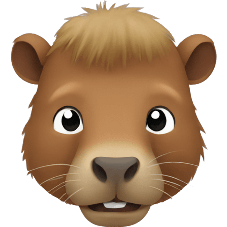 mad capybara emoji