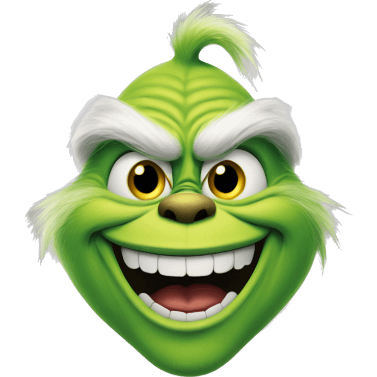 Image of The Grinch laughing emoji