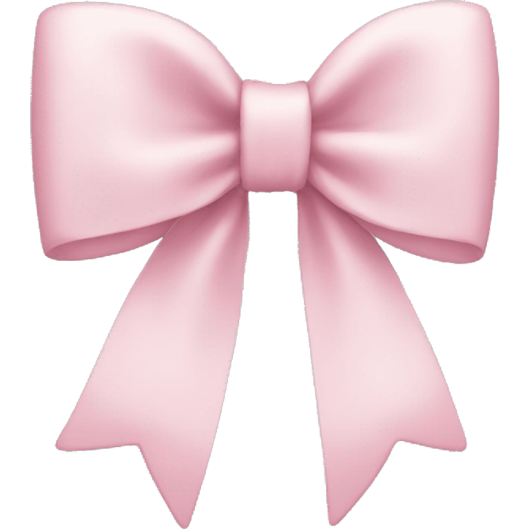 light pink bow emoji