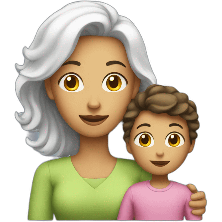 mom with child emoji