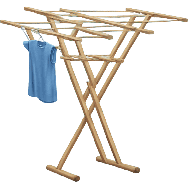 Clothes drying rack emoji