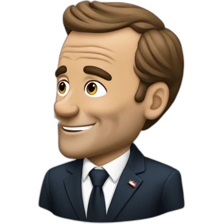 president macron smoke a spliff emoji