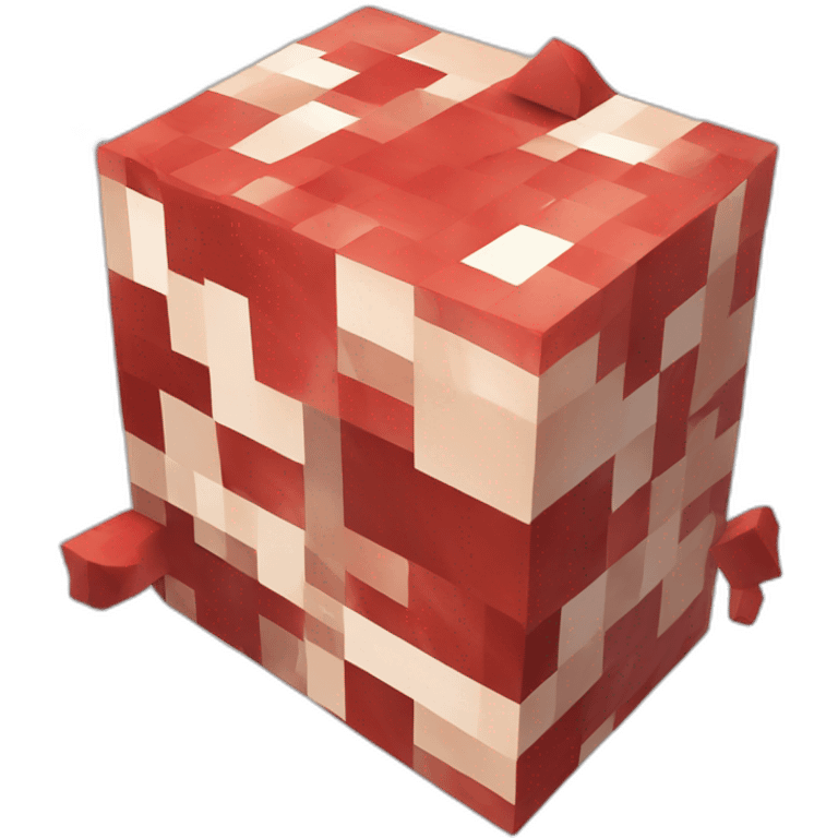 Minecraft redstone gem emoji