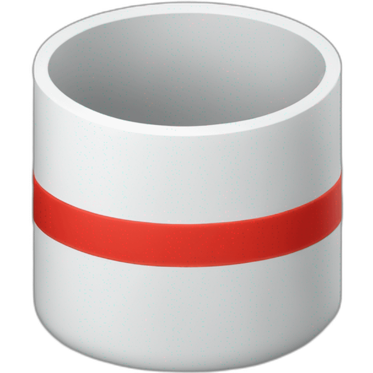 bottom-white-and-top-red-cylinder emoji