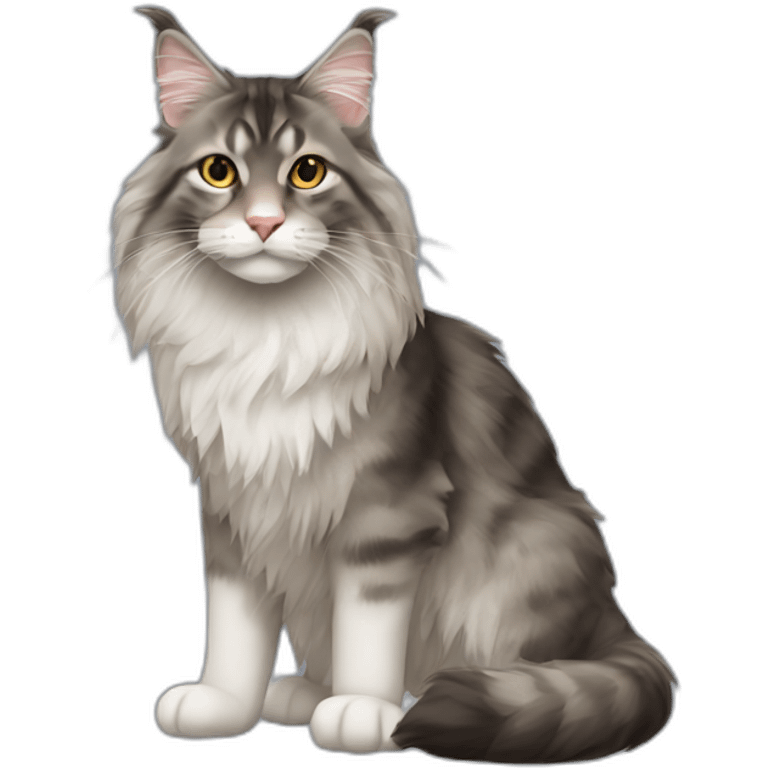 mainecoon cat emoji