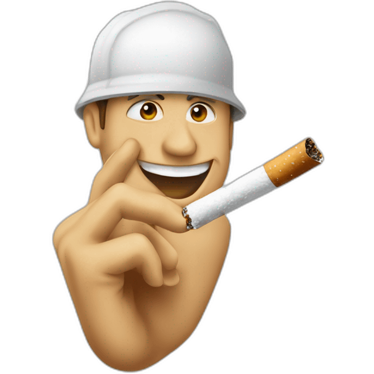 niska fumant une cigarette emoji