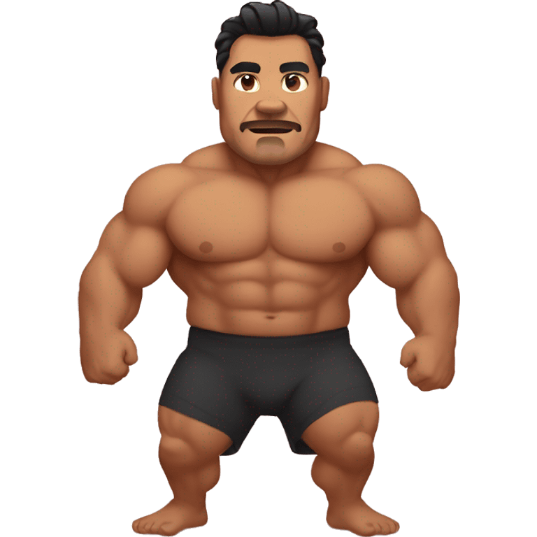 Pacific Islander Strongman emoji