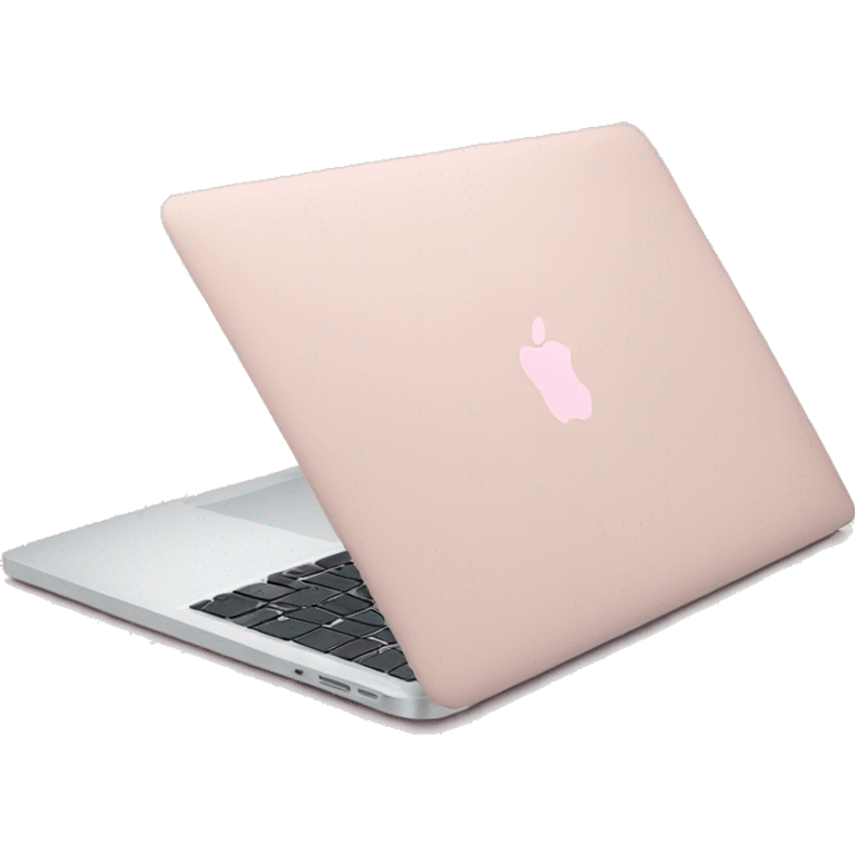 pastel pink macbook emoji