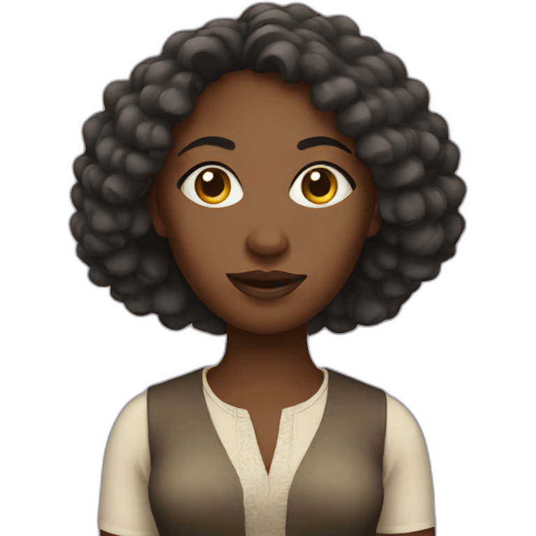 african woman emoji