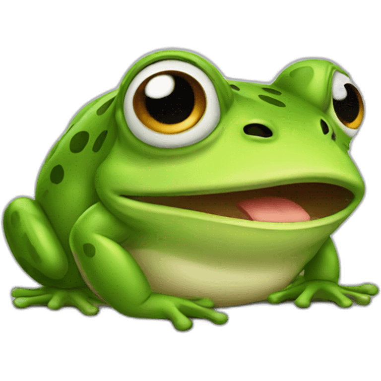 Frog angry emoji