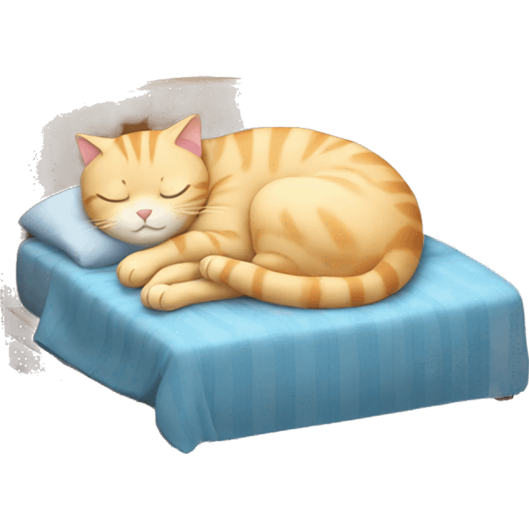 Sleeping cat emoji