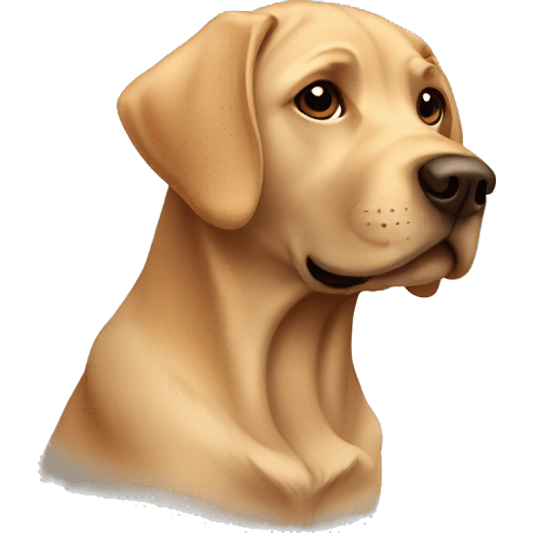 Labrador dog brown emoji