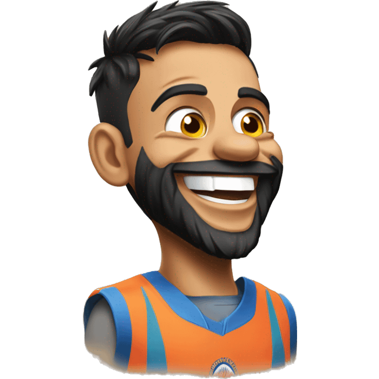 virat kohli laughing emoji