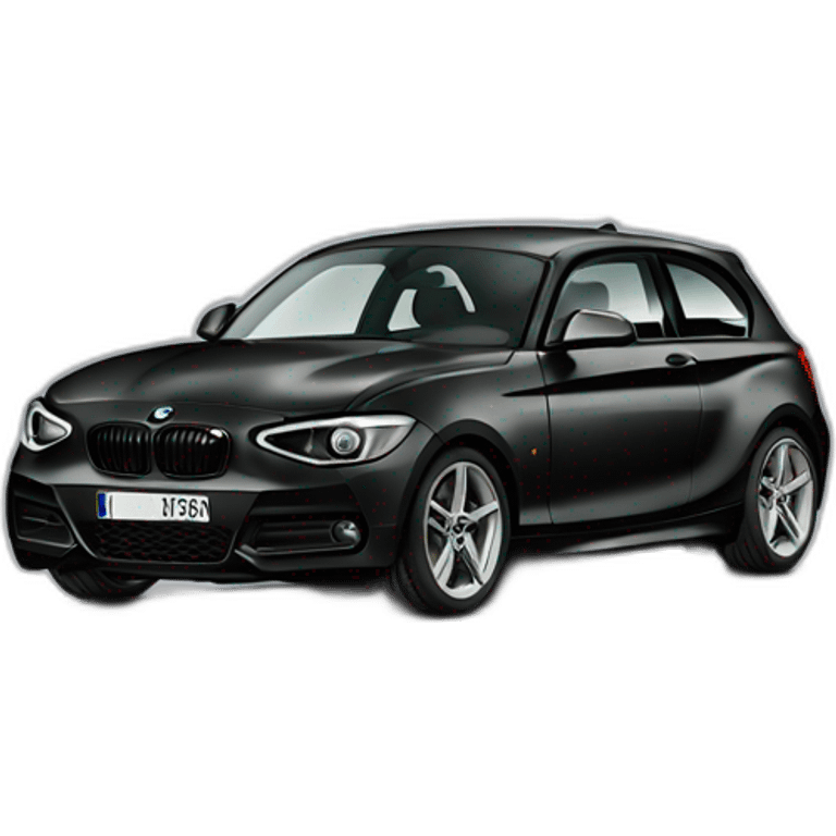 BMW 121d noir mat emoji