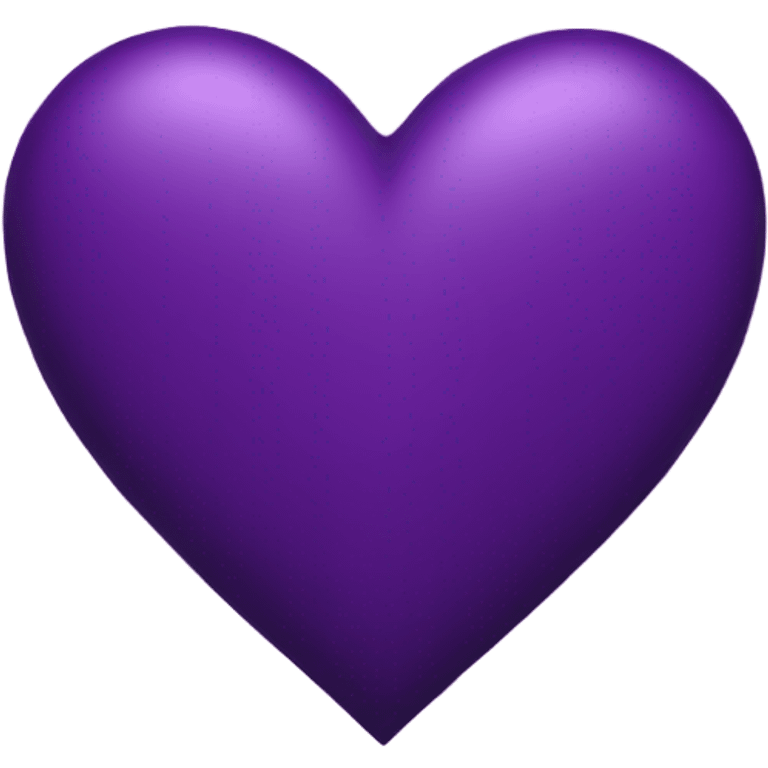 Dark purple heart emoji